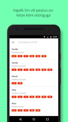 Tartu bussiajad android App screenshot 3